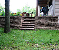 Retaining Walls and Outcropping