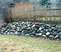 Retaining Walls and Outcropping