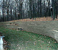 Retaining Walls and Outcropping