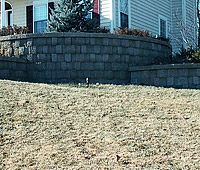 Retaining Walls and Outcropping