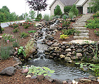 Water Features and Night Lighting