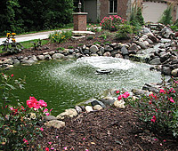 Water Features and Night Lighting