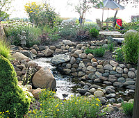 Water Features and Night Lighting