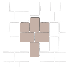 Large Rectangle and Square 1 Pattern